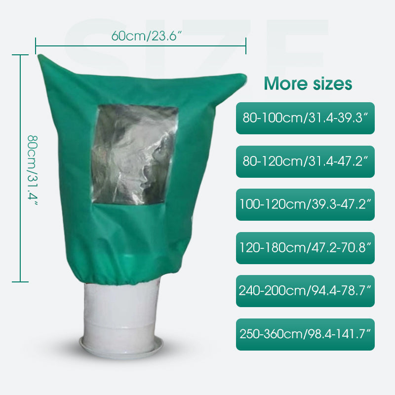 🌱 Save 50%! ❄️ Winter Plant Cover – Zipper & drawstring for frost protection ✨