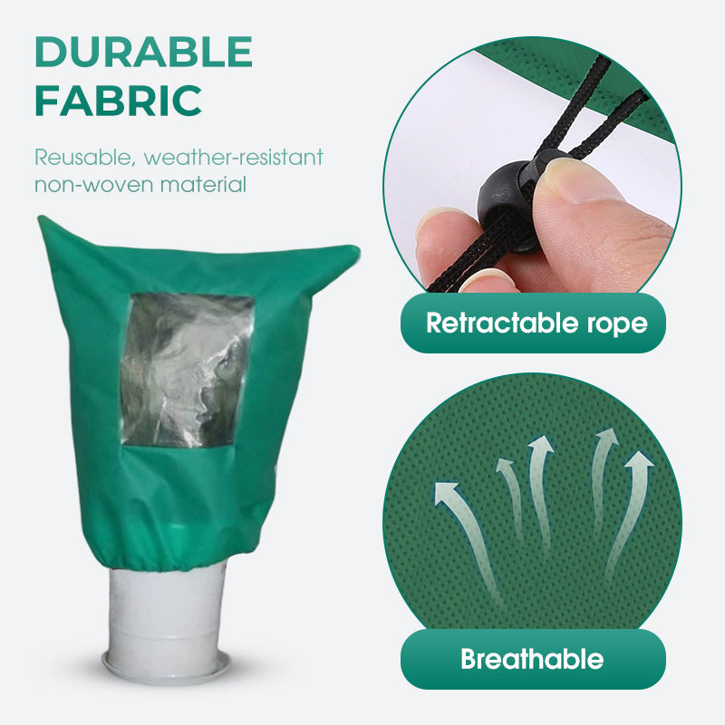 🌱 Save 50%! ❄️ Winter Plant Cover – Zipper & drawstring for frost protection ✨