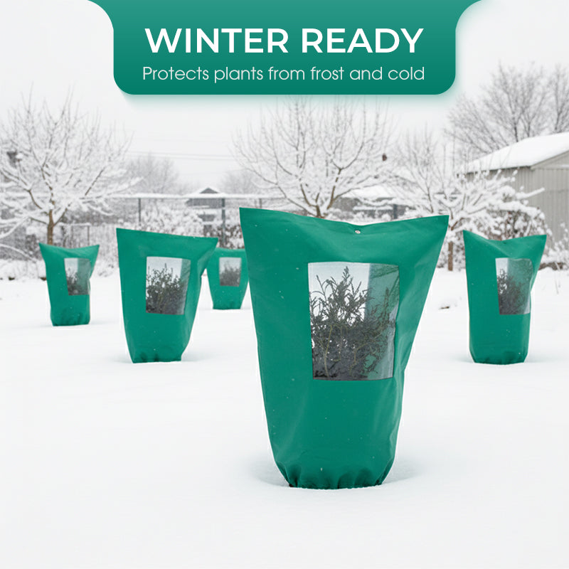🌱 Save 50%! ❄️ Winter Plant Cover – Zipper & drawstring for frost protection ✨