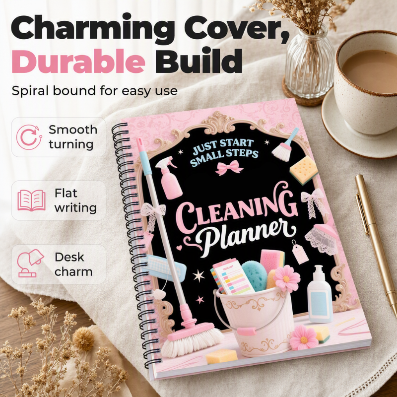 🎁🎄Christmas Sale 50% OFF!⏳✨Deep Cleaning Planner with Chore Charts