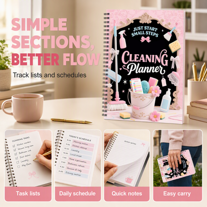 🎁🎄Christmas Sale 50% OFF!⏳✨Deep Cleaning Planner with Chore Charts