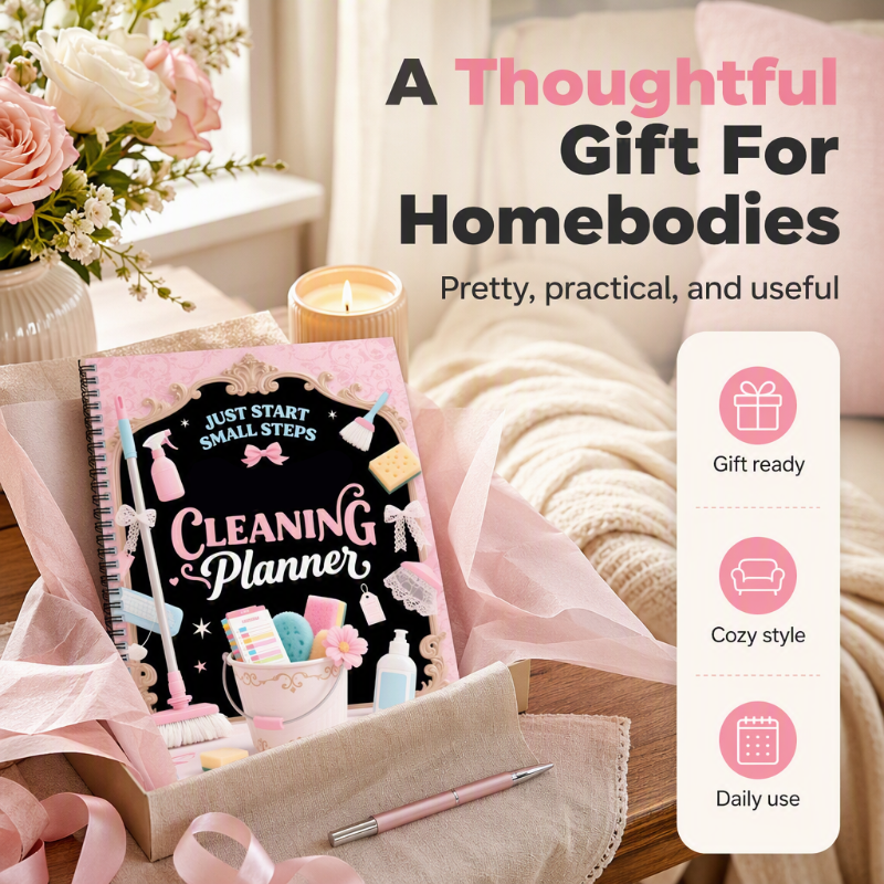 🎁🎄Christmas Sale 50% OFF!⏳✨Deep Cleaning Planner with Chore Charts