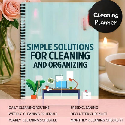 🎁🎄Christmas Sale 50% OFF!⏳✨Deep Cleaning Planner with Chore Charts