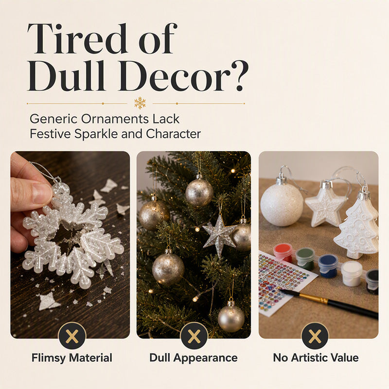 🎄 Save 50%! 🎨 DIY Painting Ornaments – Festive, creative & hanging-ready ✨