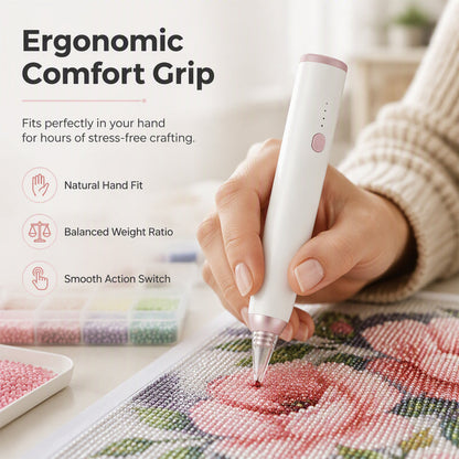 💎⚡ Electric Rhinestone Picker Pen – Automatic Suction Tool for Diamond Art, Gems & DIY Crafts