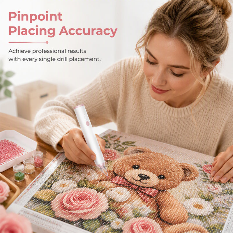 💎⚡ Electric Rhinestone Picker Pen – Automatic Suction Tool for Diamond Art, Gems & DIY Crafts
