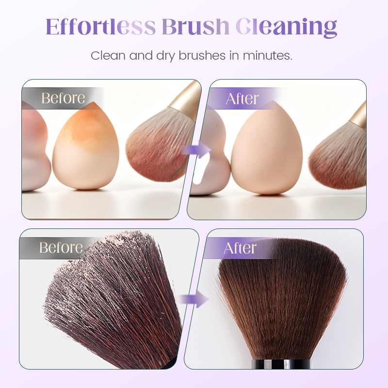 Automatic Makeup Brush Cleaner