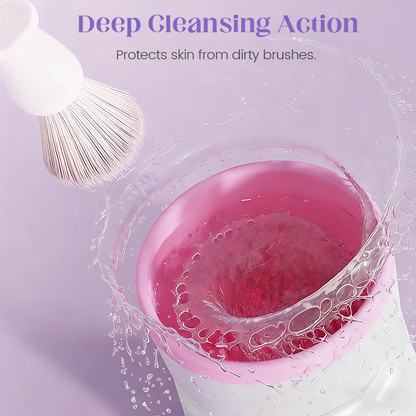 Automatic Makeup Brush Cleaner