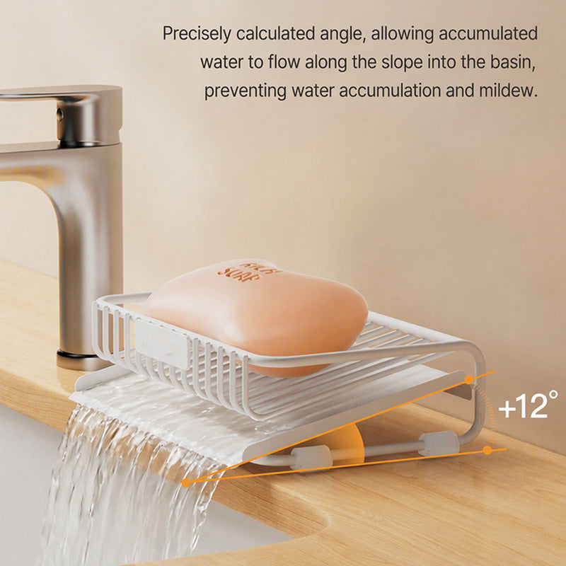 Carbon Steel Self-Draining Soap Dish