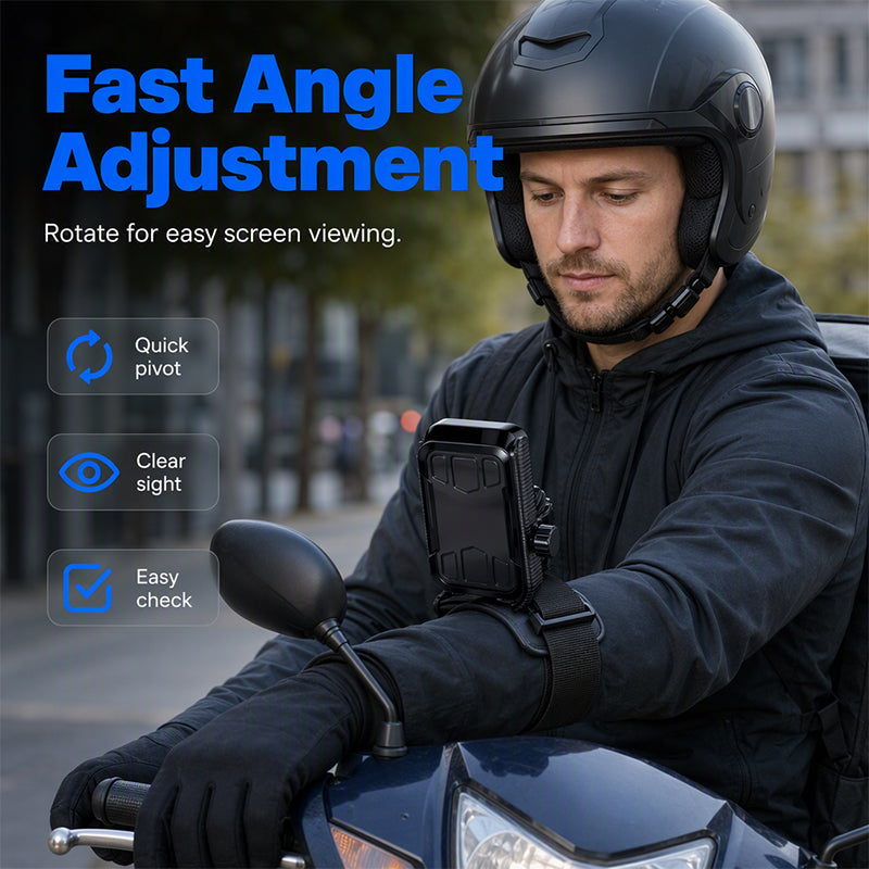 🚴 Rotating Detachable Wristband Phone Holder