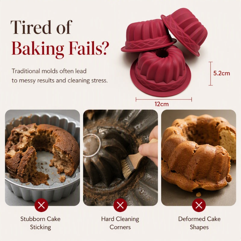 Non-Stick Silicone Chiffon Cake Mold
