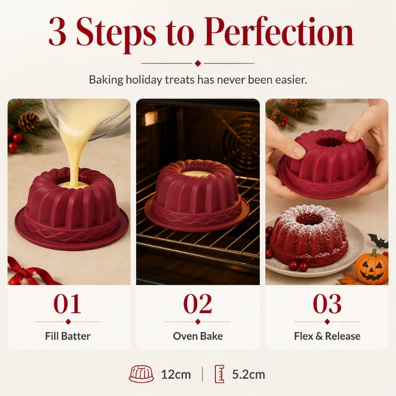 Non-Stick Silicone Chiffon Cake Mold