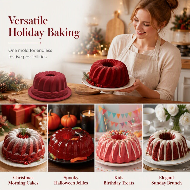 Non-Stick Silicone Chiffon Cake Mold
