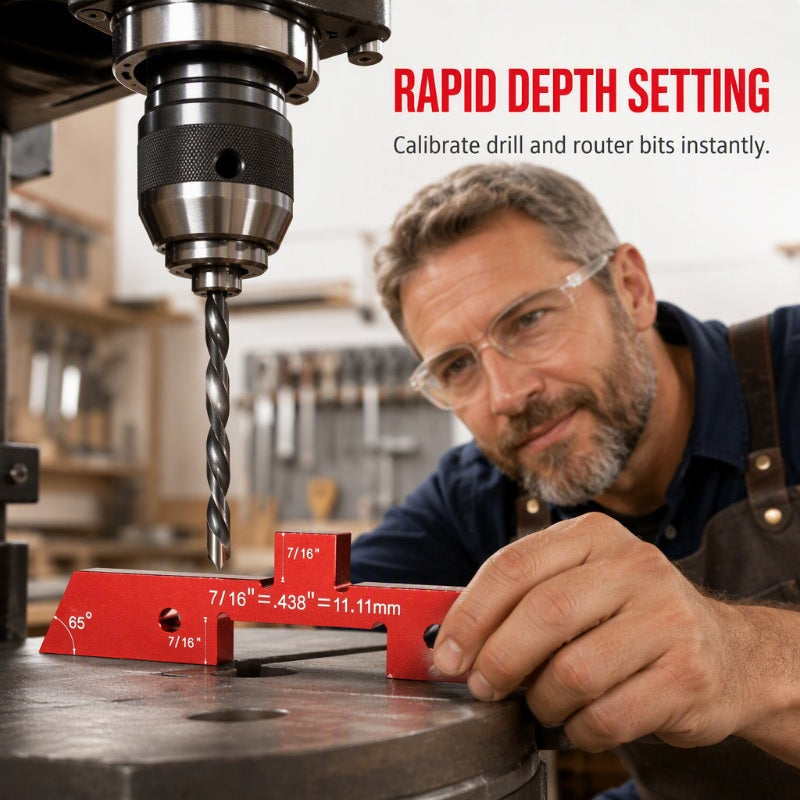 🔧 FINAL 50% OFF ⚡ Rapid Depth Setting — Instant Calibration, No Tape Measure Needed