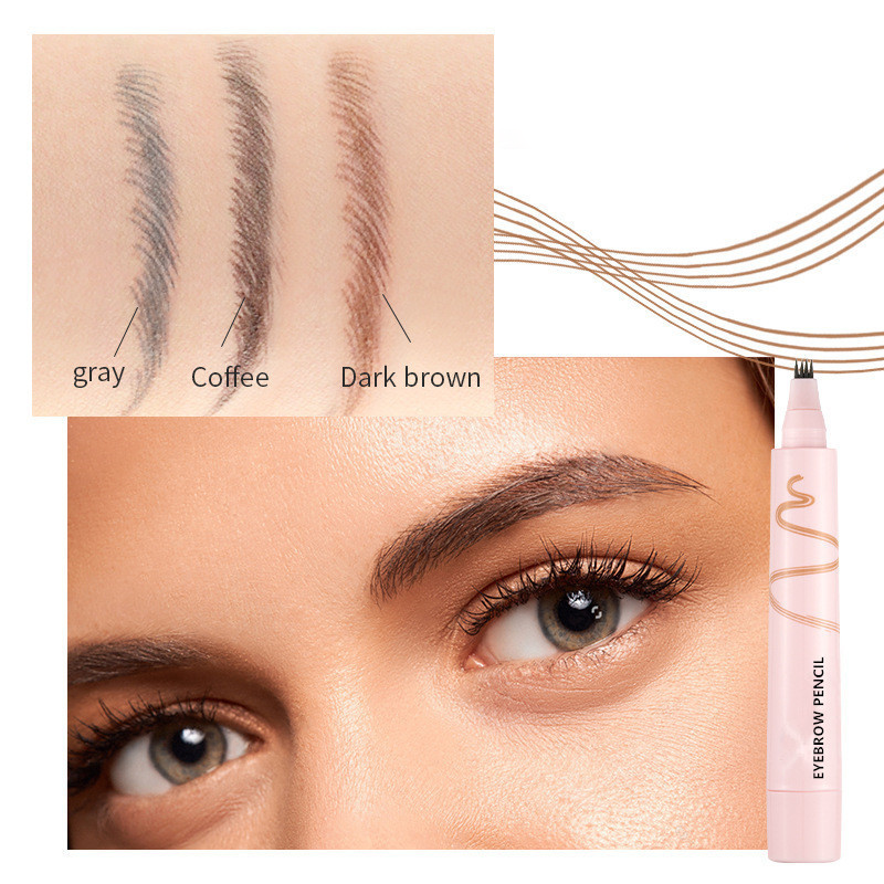 💄 4-Prong Eyebrow Pencil – Natural Hair-Like Brows