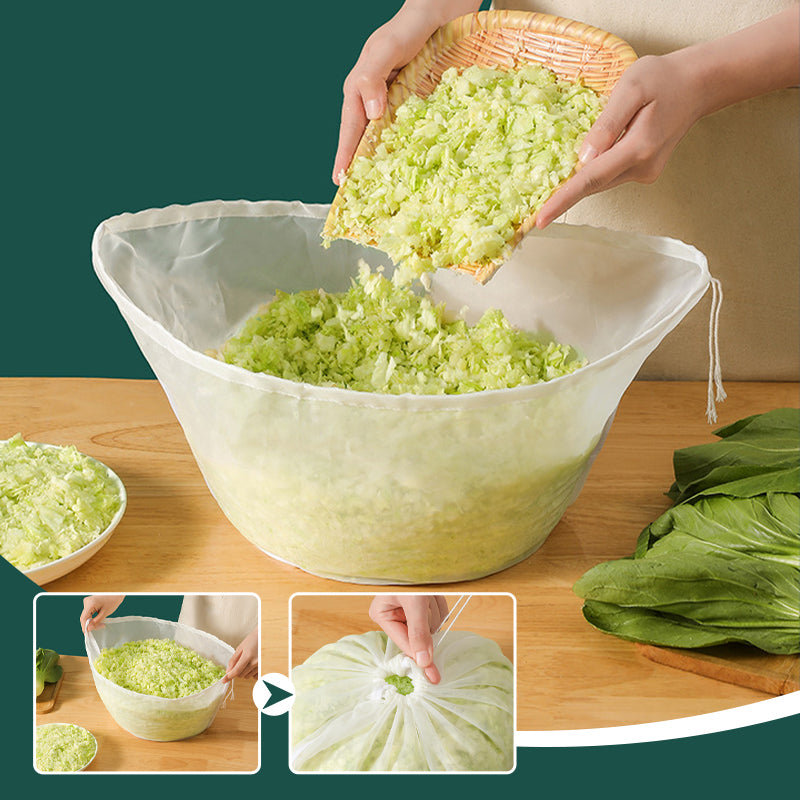 🎃Second Item Half Price!🥬6-Pack Reusable Fine-Mesh Food Strainer Bags – For Nut Milk & Food Prep