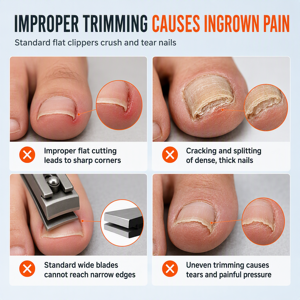 🔥Stainless Steel Ingrown Toenail Clippers