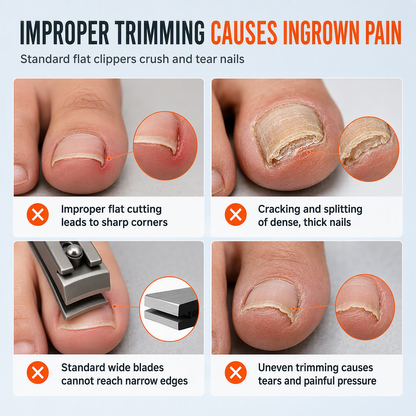 🔥Stainless Steel Ingrown Toenail Clippers