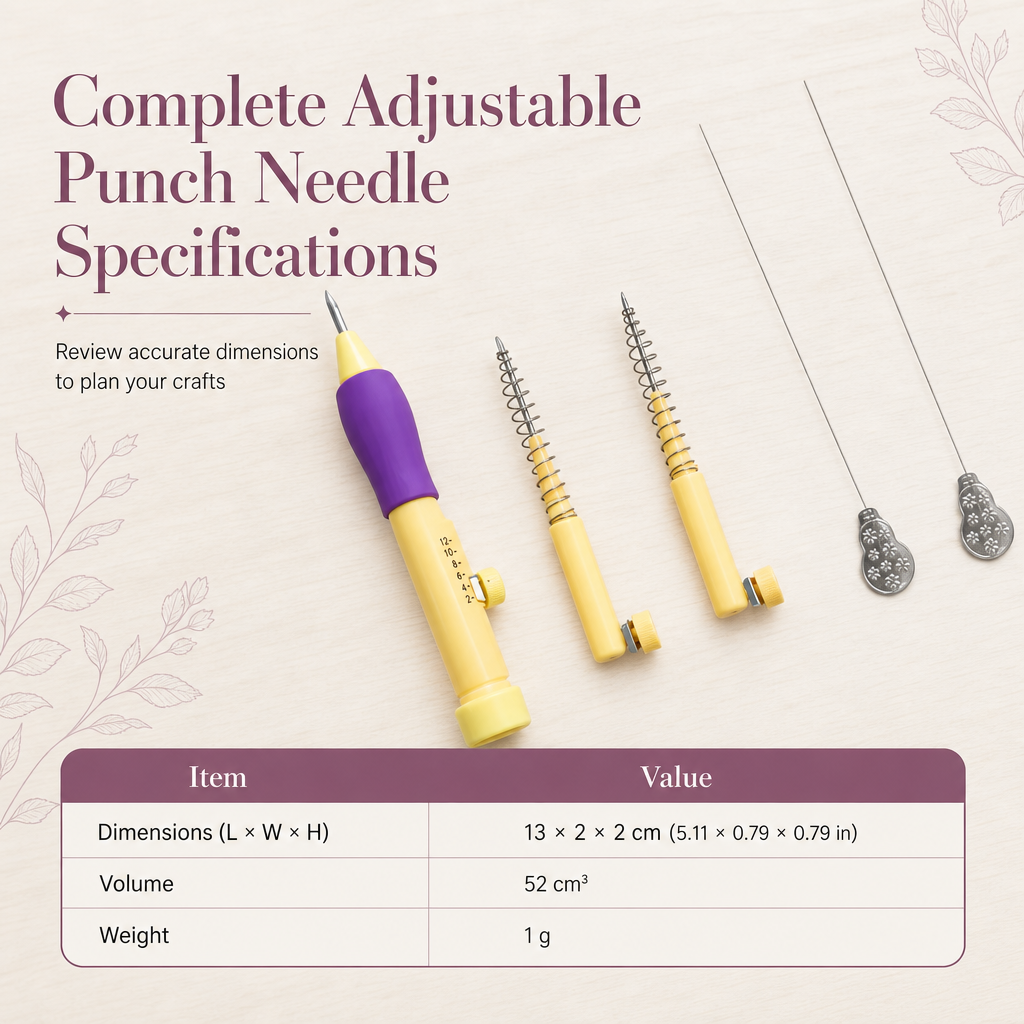 Punch Needle Embroidery Tool Kit