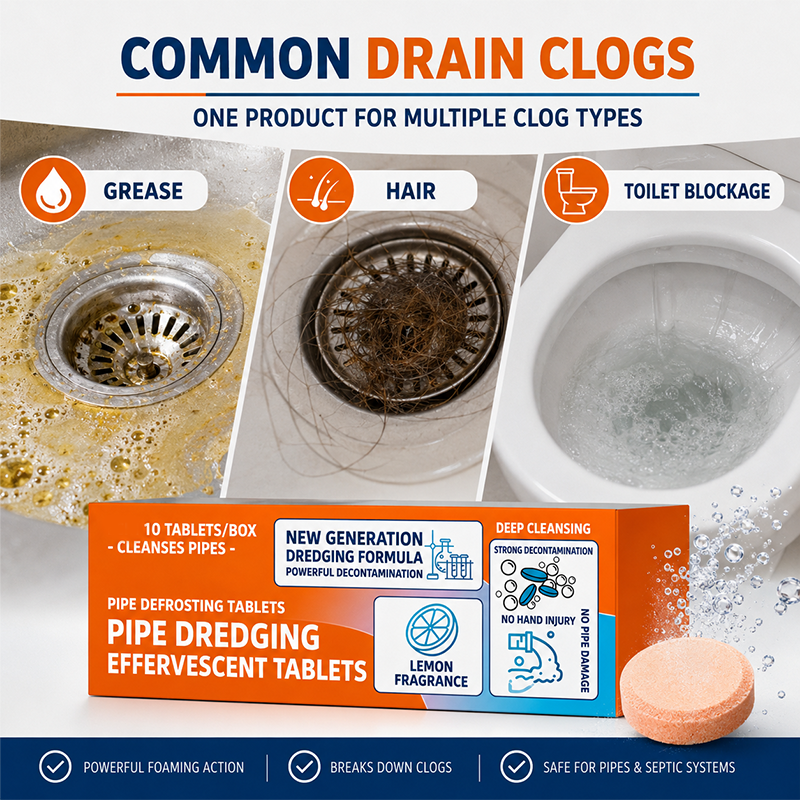 🚰 Save 50%! 🔥 Drain Cleaner Powder – Fast-acting & clog-dissolving ✨