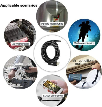Last day 50% OFF-🔎 Plug-and-play endoscope camera - compatible with Android, iPhone and iPad for direct connection