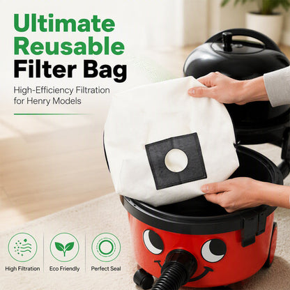 🧹 Reusable Vacuum Dust Bag – Washable & Easy to Empty