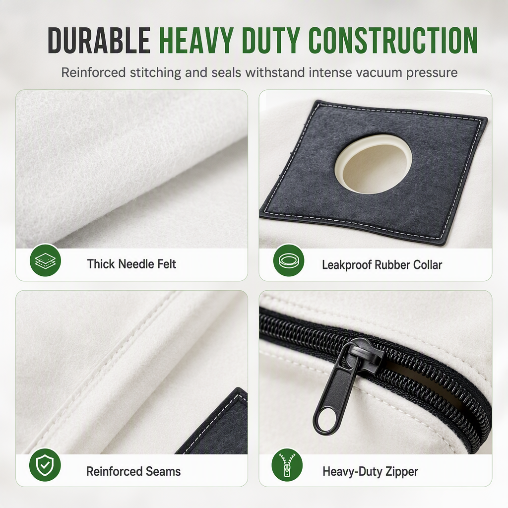 🧹 Reusable Vacuum Dust Bag – Washable & Easy to Empty