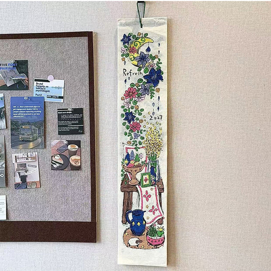 Creative 2027 Long Scroll Wall Calendar