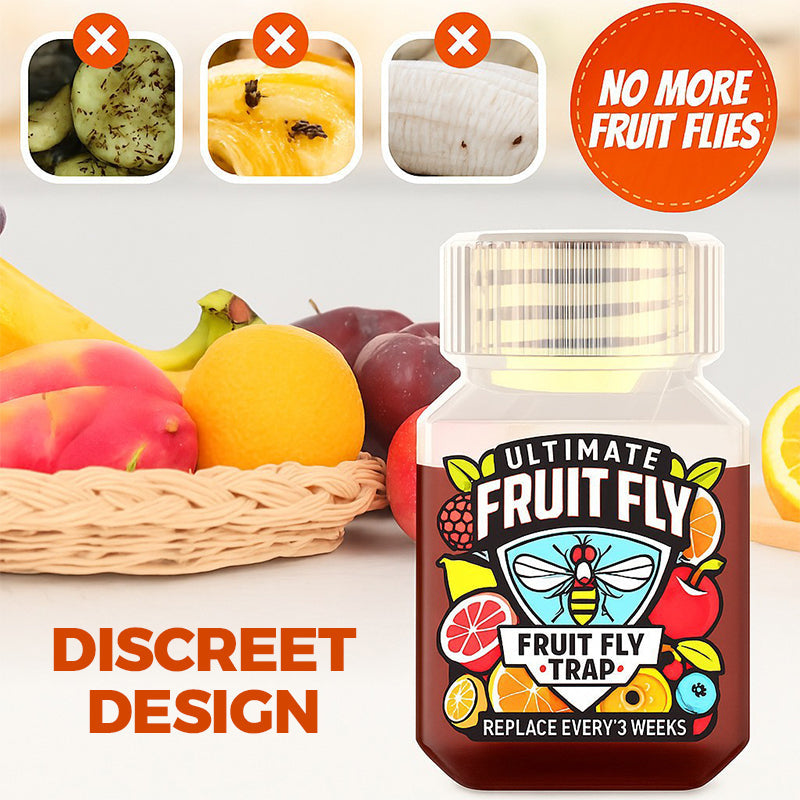 🍎🪰 Fruit Fly Trap Attractant – Easy Indoor Lure for Kitchens & Dining Areas