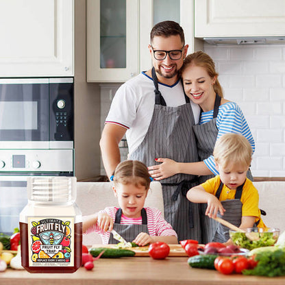 🍎🪰 Fruit Fly Trap Attractant – Easy Indoor Lure for Kitchens & Dining Areas