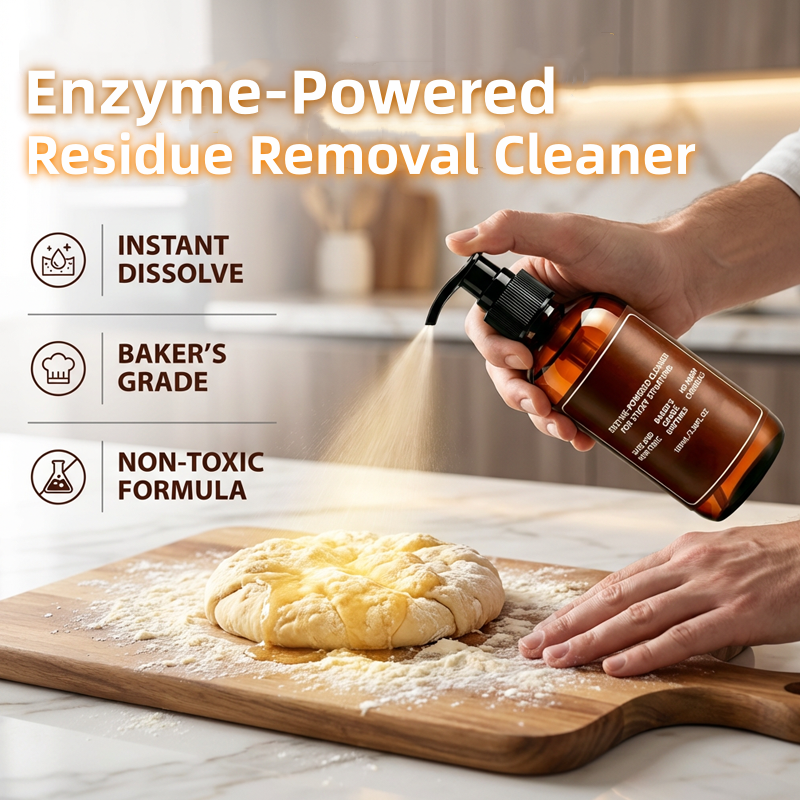 Enzyme-Powered Residue Removal Cleaner