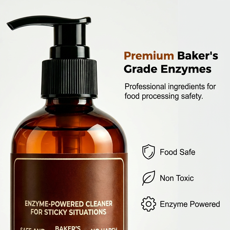 Enzyme-Powered Residue Removal Cleaner