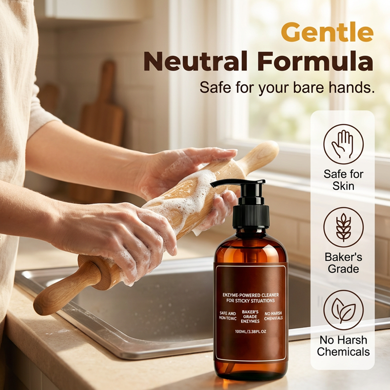 Enzyme-Powered Residue Removal Cleaner