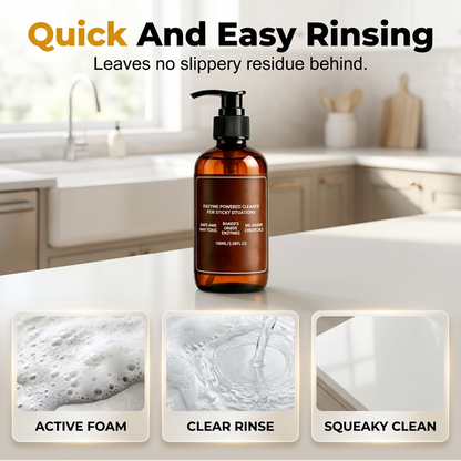 Enzyme-Powered Residue Removal Cleaner