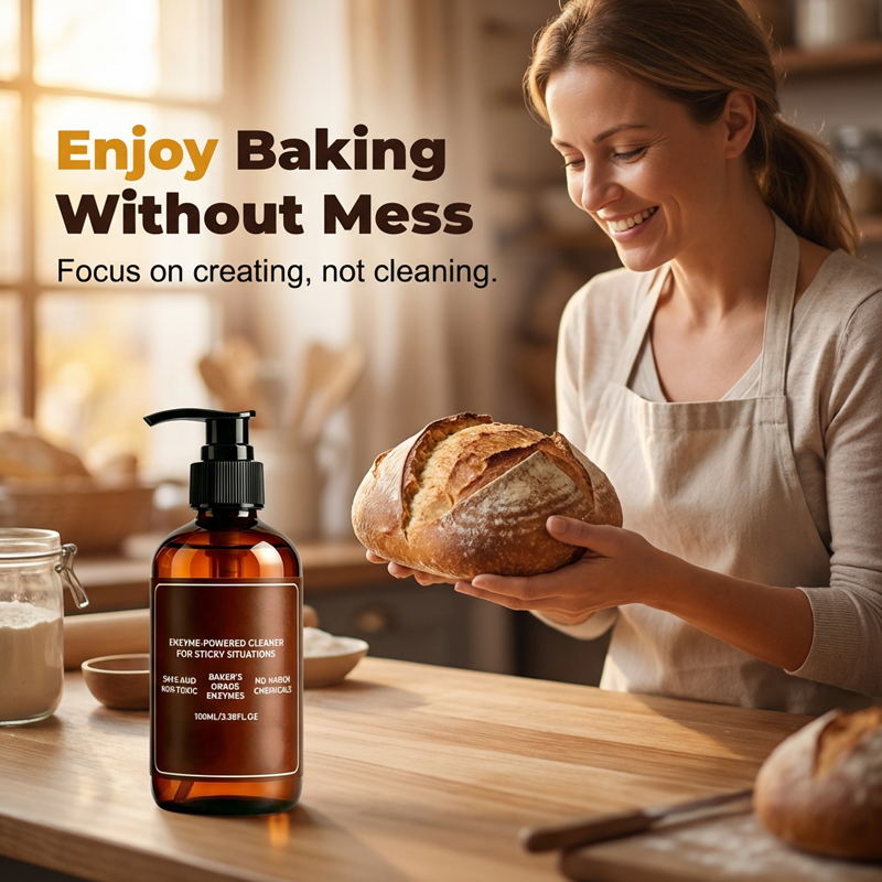 Enzyme-Powered Residue Removal Cleaner