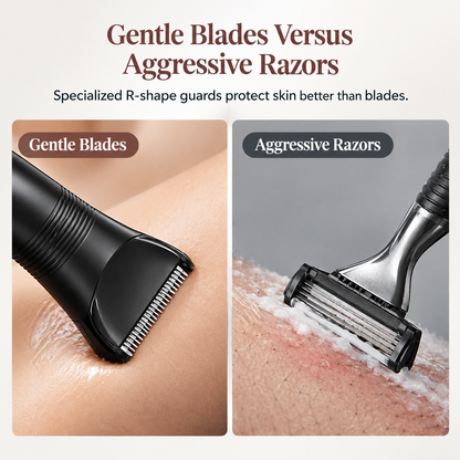 🧔 2-in-1 Men’s Body Hair Groomer – Smooth, Safe & Easy Grooming