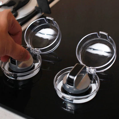🔒 Gas Stove Knob Covers | 4PCS Safety Guard
