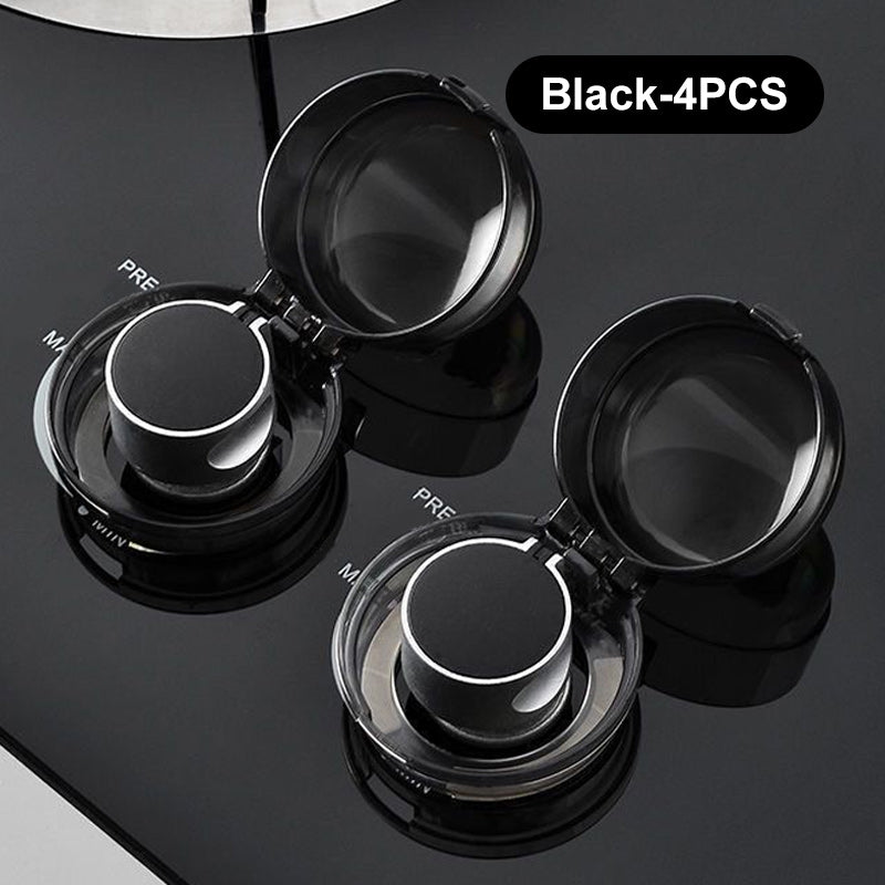 🔒 Gas Stove Knob Covers | 4PCS Safety Guard