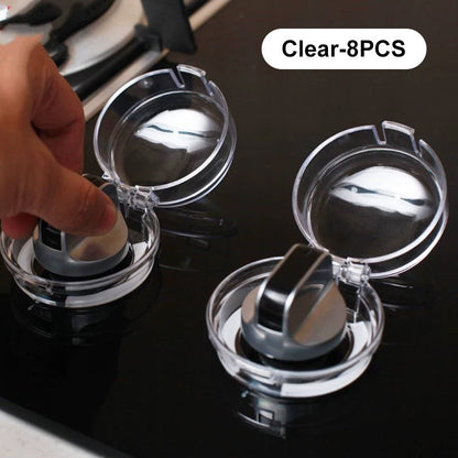 🔒 Gas Stove Knob Covers | 4PCS Safety Guard