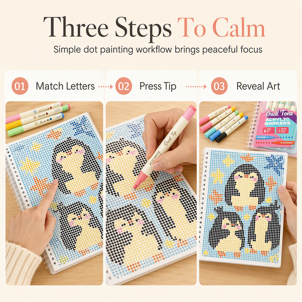 Mindfulness Braille Coloring Set