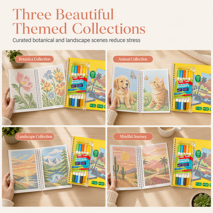 Mindfulness Braille Coloring Set