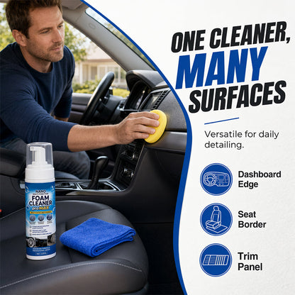 Multi-Functional Foam Cleaner for Car Interior Leather and Vinyl Restorer 50ml