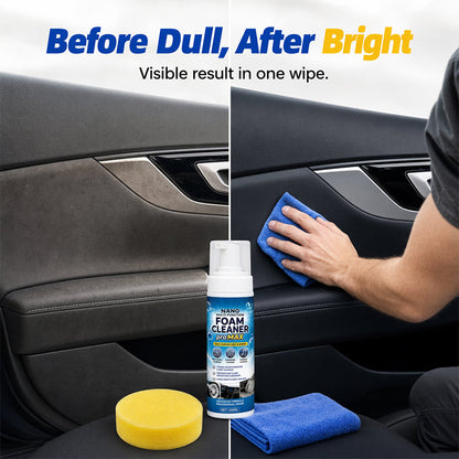 Multi-Functional Foam Cleaner for Car Interior Leather and Vinyl Restorer 50ml