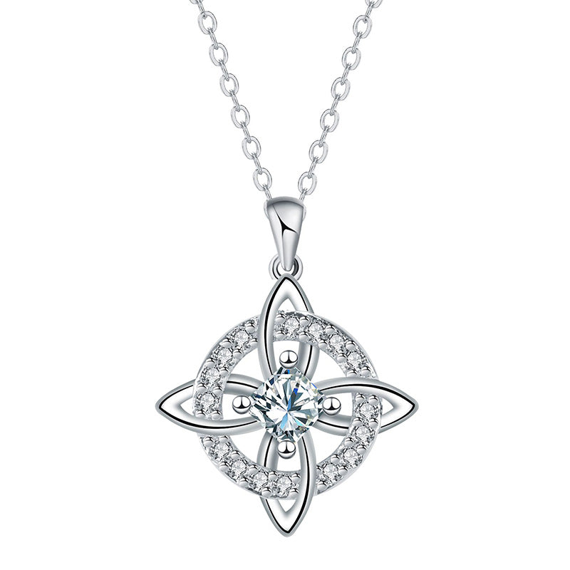 ☘️ Celtic Knot Birthstone Necklace – Personalized Elegance for Every Look