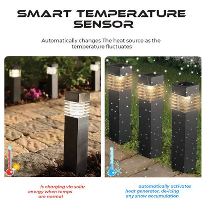 💡Solar-Powered De-Icing Light – Smart Temperature Sensor, Eco-Friendly, Wireless & Weatherproof🌨️
