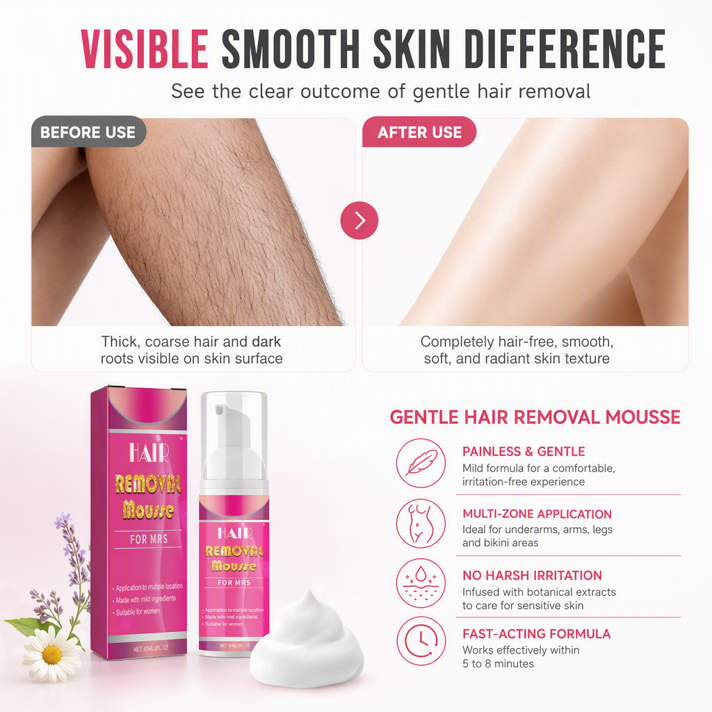 🎉Limited Sale🎉💞50K+ SOLD!⏳✨Non-Irritating Hair Removal Mousse