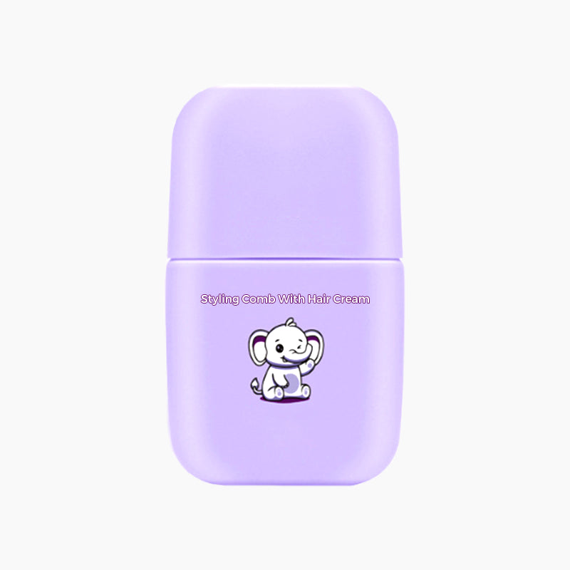 💇‍♀️✨ 2-in-1 Hair Cream Styling Comb – Brush & Smooth in One Step