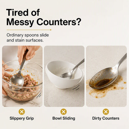 Stainless Steel Multi-functional Stirring Spoon for Dessert