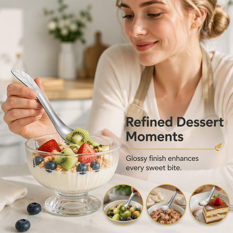 Stainless Steel Multi-functional Stirring Spoon for Dessert