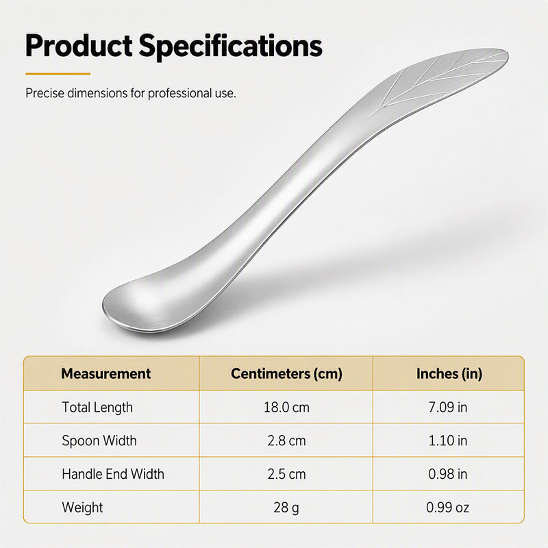 Stainless Steel Multi-functional Stirring Spoon for Dessert